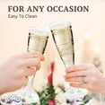 thumbnail image 4 of PMU Plastic Champagne Flutes 5 oz Pkg/5, 4 of 8