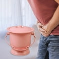 thumbnail image 5 of Zxpjkyu Chamber Pot with Lid Bedpan Spittoon Indoor with Handle Urine Bucket Pink, 5 of 8
