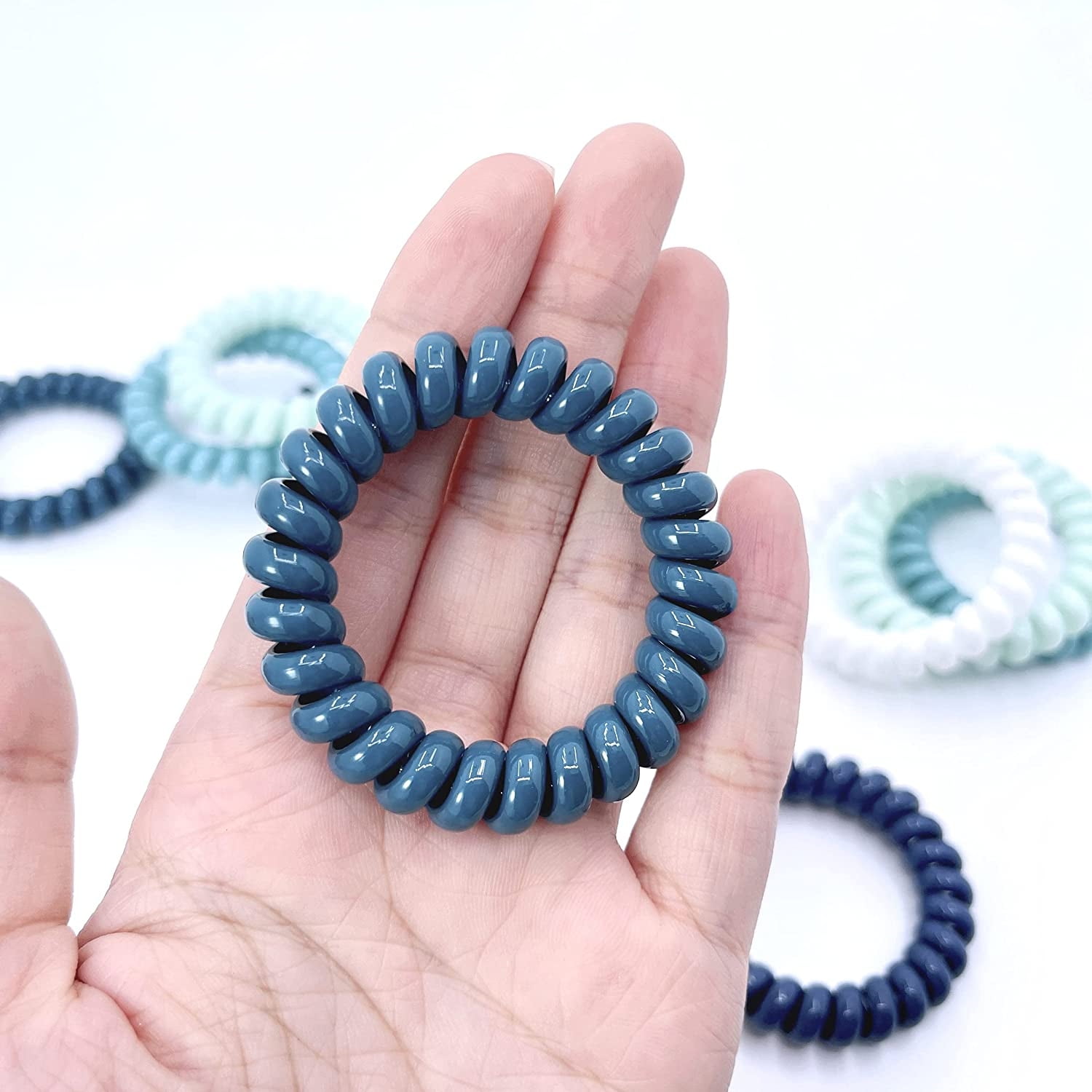 Ly – attaches à cheveux en spirale, cordon de téléphone sans