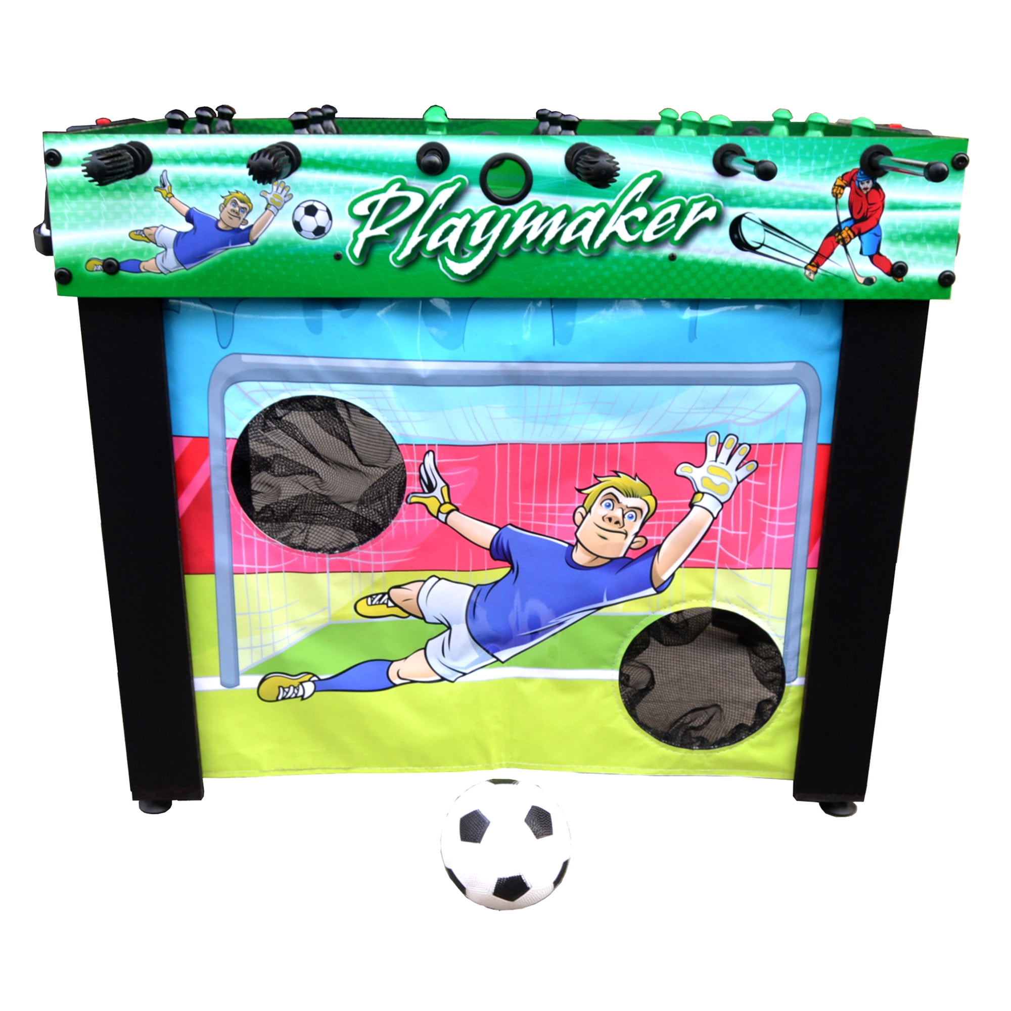 Hathaway Playmaker 3-in-1 Multi-Game Foosball and Soccer Table, 38-in