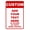 Warning Sign 2, variant on Customer Parcel Pickup Only Warning Sign 8"x12" - Security Metal Wall Decor for Retail Store Post Office Business Office Home Yard Street