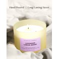 thumbnail image 7 of Lavender Lemon Berry 3-Wick Soy Candle – Fruity Floral Aromatherapy Candle in Gift Box | Clean Burning Scented Candle for Relaxation, Men & Women, 7 of 7