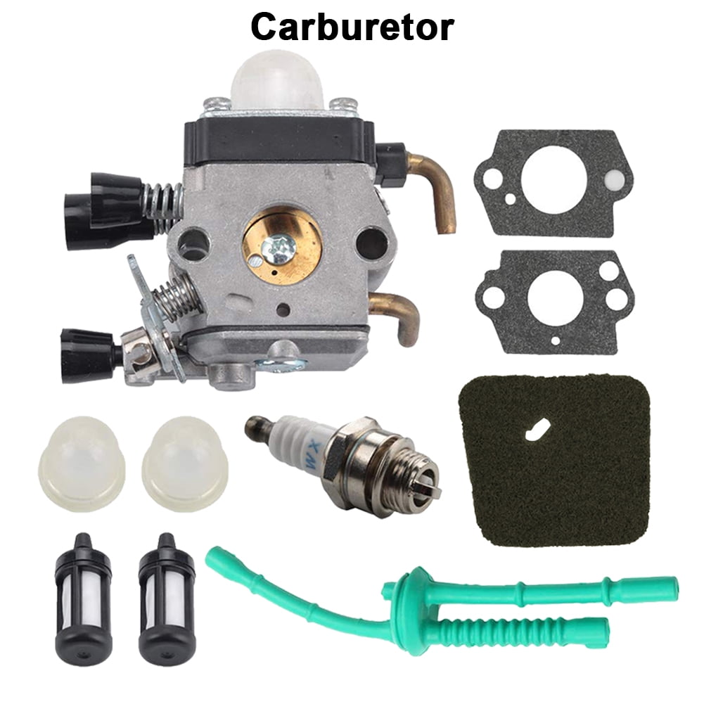 Carburetor For STIHL FS55 FS55R FS55RC KM55 HL45 KM55R FS38 w/ Fuel Line Kit 