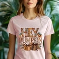 thumbnail image 5 of Fall Pumpkin Shirt | Hey Pumpkin Graphic Tee | Rustic Fall Aesthetic Top, Ash, Size S, 5 of 6