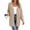 Khaki, variant on Fall Cardigan Sweater for Women Long Sleeve V-Neck Loose Fit Tops with Pockets