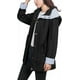 thumbnail image 2 of Chaqueta impermeable ligera y resistente al viento para mujer, informal, con capucha, manga larga, forrada con cremallera, para exteriores, 2 of 5