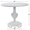 thumbnail image 6 of Uttermost Kabarda MDF Wood and Resin Foyer Table in Glossy White, 6 of 7