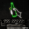 thumbnail image 2 of Craftnamesign Cheer Neon Sign, Restaurant Decor, Bistro Beer LED Sign, 2 of 4