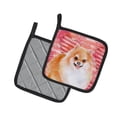 thumbnail image 2 of Caroline's Treasures Pomeranian #2 Love Pair of Pot Holders, 2 of 3