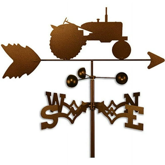 SWEN Products Inc Handmade Allis Chalmers Orange Tractor Weathervane