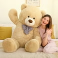 thumbnail image 5 of MorisMos Giant Teddy Bear 55" Stuffed Animal Soft Big Bear Plush Toy, 5 of 10