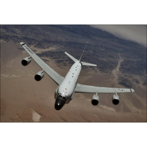 24"x36" Gallery Poster, RC-135 Rivet Joint reconnaissance aircraft