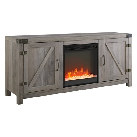 Humblenest Farmers Market 58 In Weathered Barn Fireplace Tv Stand