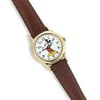 Mickey Watch With Brown Leather Band