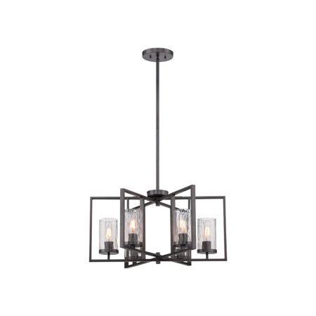 

Charcoal Tone Finish Chandeliers 25 Wide Rain Shade Medium Base 6 Light Fixture