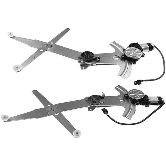 A-Premium Power Window Regulators with Motor Compatible with Chevrolet Camaro Pontiac Firebird 1993-2002 Front Side 2-PCS Set