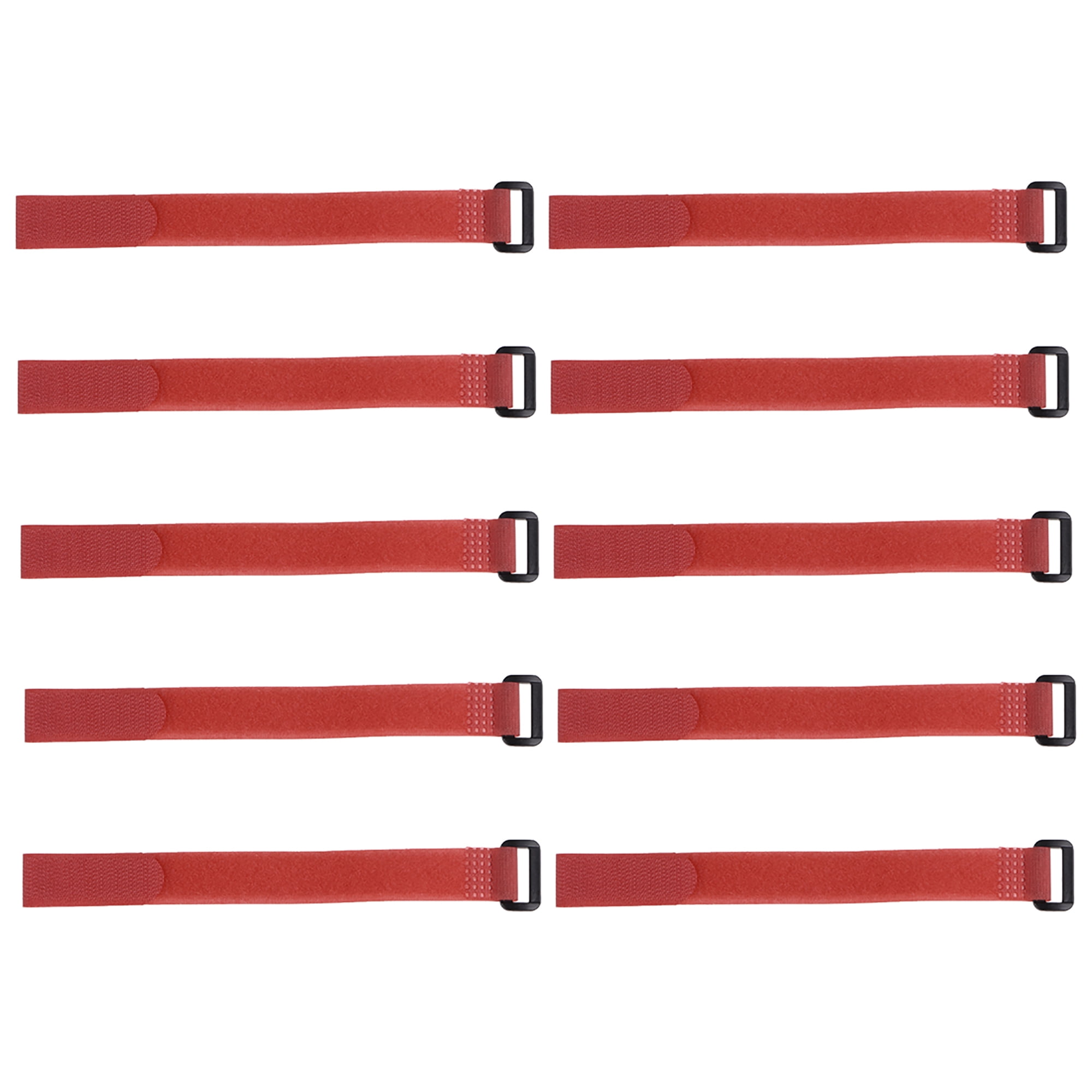 10pcs Hook and Loop Straps 3/4inch x 14inch Securing Straps Reusable