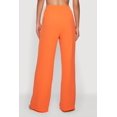 thumbnail image 4 of Women's Crepe Knit High Waisted Wide Leg Pull On Pants, 4 of 4