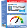 AtHome Saliva or Lab Serum Testosterone Health Check with Free Nitric Oxide Test Included Single Test