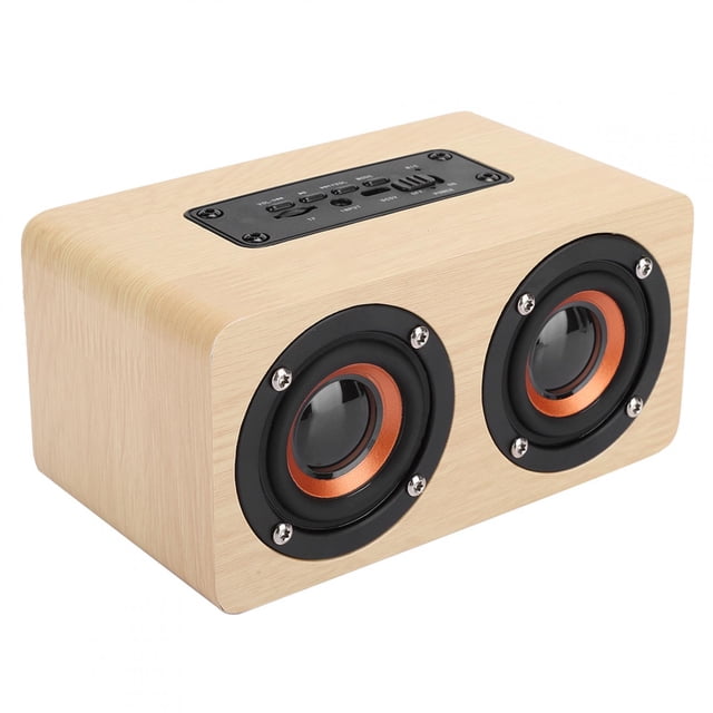 Altavoz de madera caja de sonido pequeña interior para todos los grupos de personas para oficina para el hogar camping al aire libre