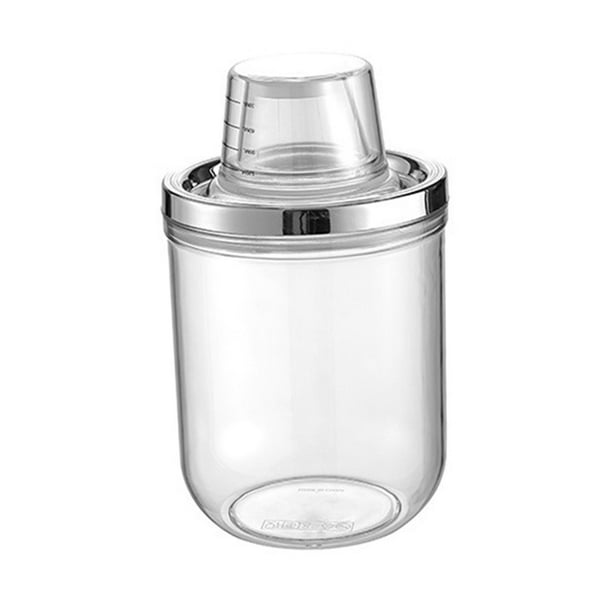 Recipiente dispensador de arroz, tarro de material para mascotas, multifunción, ahorrador de espacio, recipiente de cocina, lata de almacenamiento 1400 ml