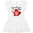 thumbnail image 3 of Inktastic Happy Canada Day Cute Red Beaver with Canadian Flag Girls Baby Dress, 3 of 5
