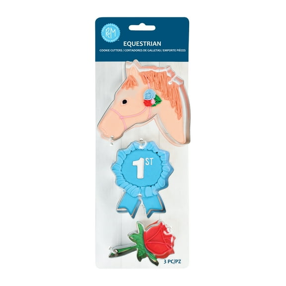 R&M International Equestrian 3 Piece Cookie Cutter Set