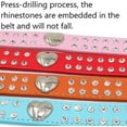 thumbnail image 2 of Bellaven Dog Collar Adjustable Leather Collar Fashion Shiny Rhinestone Collar for Small and Medium Dogs, 2 of 5