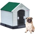 thumbnail image 1 of Casa Para Perro Q Perrón Raza Chica Color Verde Con puerta, 1 of 8