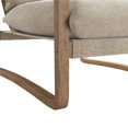 thumbnail image 4 of DHP Mira Upholstered Sling Accent Chair, Ivory Linen, 4 of 8
