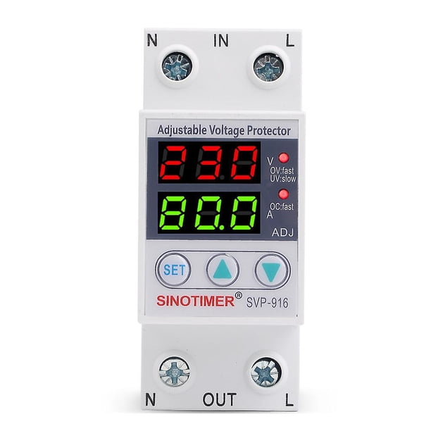 Disyuntor de Aire YONGSHENG 80A Pantalla Digital Protector de Voltaje Actual Interruptor de Alimentación