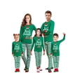 thumbnail image 5 of Conjunto de pijamas familiares a juego de Navidad 2021, pijamas para adultos y niños con costura de Papá Noel, mono de bebé, ropa familiar a juego, 5 of 5
