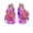 a-56PK218, variant on Kids Girls Adjustable Hook And Loop Flower Cherry Rhinestone Light Up Sandals Transparent LED Thick Sole Summer Glowing Casual Sandals Casual Shoes 4-4.5 Years