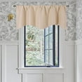 thumbnail image 6 of Howarmer Solid Color Polyester Valance Curtains with Rod Pocket ( Beige ), 6 of 6