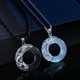 thumbnail image 3 of Collar de sol, luna y estrella, colgante retro sencillo para mujer, estudiante, hombre, estilo coreano, regalo de cumpleaños personalizado para pareja, 3 of 5