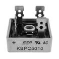 thumbnail image 1 of Single Phase Diode Bridge Rectifier 50A 1000V KBPC5010 New, 1 of 5
