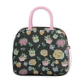 thumbnail image 2 of Lunch Bag Lunch Box for Women Reusable Insulated Lunch Cooler Bags,Large Capacity for Work Travel Picnic,Water-Resistant Pioneer Colorful Floral Lunch Tote Bag Gifts for Woman Mom Pink, 2 of 6