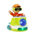 thumbnail image 1 of pdqouc Battery Powered Dancing Robot Toy for Kids, with Colorful Lights and Music, Automatically Avoids Obstacles for Fun Interactive Play, 1 of 8