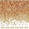 thumbnail image 6 of 400Pcs Round Beads 18K Gold Plated Brass Smooth Seamless Ball Beads Bulk 4mm Spacer Beads Large Hole for Necklace Bracelet Earring Jewelry Making Accessory Supplies DIY Craft Gold, 6 of 9