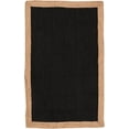 thumbnail image 2 of 7x10 Ft Black Jute Area Rug, Hand-Woven, Reversible, Farmhouse Boho Style, Durable & Pet-Friendly Rug for Living Room, Dining Room, and Bedroom, 2 of 5
