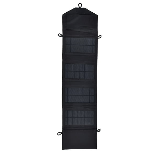 Solar Charger, Camping Portable Solar Power Bank Folding USB For Tablet