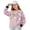 Axolotl Daisy Flower, variant on Xoenoiee Fire Flame Print Girls Oversized Sweatshirts Side Slit Long Sleeve Round Neck Pullover Casual Drop Shoulder Tunic Tops, 7-8 Years