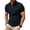 Navy-6123AA, variant on Hearthz Waffle Henley Polo Shirts for Men with Pocket Button Up Collared Men's Short-Sleeve Shirt Casual Slim Fit Men Workout Shirts ,Blue XXXL