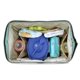 thumbnail image 5 of Bolsa de pañales Bolsa de Pañales Mochila multifunción impermeable Bolsas de pañales de gran capacidad para el cuidado del bebé Viajes Con amplia abierta Correa de cochecito Azul Insular Bolsa de pañales, 5 of 7