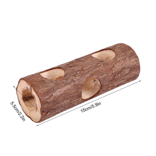 Juguete de túnel de Madera para hámster para MASCOTAS ejercicio y MASTICAR material de Madera ANGGREK