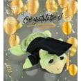 thumbnail image 4 of DolliBu Large Green Sea Turtle Graduation Plush Toy - Super Soft Sea Turtle Graduation Stuffed Animal Dress Up with Gown and Cap with Tassel Outfit - Reward Celebration Grad Gift - 11 Inch, 4 of 7