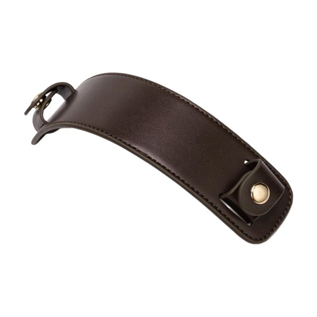 Langgg Leather Shoulder Strap Pad Wide Replacement Satchels Handbag Laptop for Khaki light Case dark brown 23x4.6cm