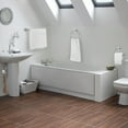 thumbnail image 5 of Multifunctional Double Coat Hook, Bathroom Towel Rail, Towel Ring, Toilet Paper Holder Set of 4, 5 of 6