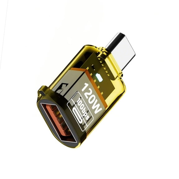 Type-C Adapter Converter for Cellphone Tablet Support 10Gbps Data Transfer USB C Male to USB Female Adapter Portable