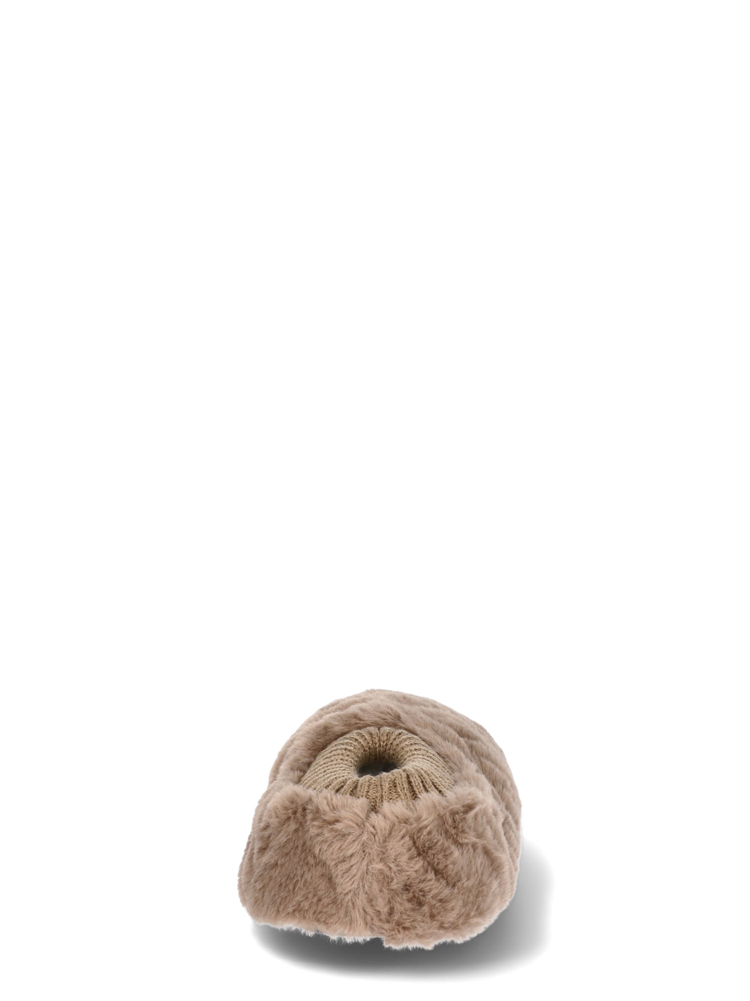 Fuzzy Babba Women's Textured Faux Fur Slipper Socks, 1-Pack, One Size